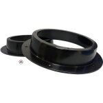 Entretoises haut - parleur - caliber - vw golf 5 / passat / touran t5 - diamtre 165 mm - filaire - lot ...