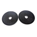 2 filtres charbon best type 190 - hotte - arthur martin electrolux rosieres faure brandt sauter candy ...