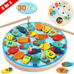 2 in 1 jeu de pêche 30 pcs alphabet magnétique en bois lettre jouets de pêche pour 3 4 5 ans filles garçons ... 2 in 1 jeu de pêche 30 pcs alphabet magnétique en bois lettre jouets de pêche pour 3 4 5 ans filles garçons ...