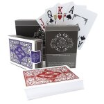 2 jeux de cartes de poker en plastique imperméables - bullets playing cards - avec index jumbo 2 jeux de cartes de poker en plastique imperméables - bullets playing cards - avec index jumbo