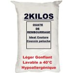 2 kilos de ouate de rembourrage fibre polyester hypoallergnique fibre synthtique lavable - sac 2 kg ...
