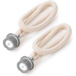 2 m�ches de rechange pour lampes � huile - avec br�leur - pour toutes les lampes catalytiques - pour ...