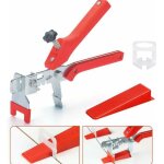 2 mm kit d?aide � la pose de carrelage kit de nivellement pour carrelage avec 1 pince 360 clips(20 mm) ...