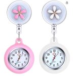 2 montres de poche dinfirmire broche de montre dinfirmire en silicone pour infirmires et autres professionn ...