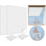 Moustiquaire - infactory - blanc - ajustable - fentre de toit - 180 x 150 cm