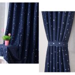 Rideaux - 130x150 cm - isolant thermique - motif toile - 2 pices