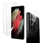 2 pack samsung galaxy s21 ultra 5g 6. 8 verre tremp protection ecran + 2 pack verre tremp camra arrire ...