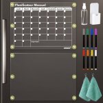 2 pack tableau calendrier magnetique frigo en fran�ais 42 x 30 cm acrylique planning mensuel effa�able ...
