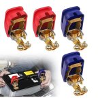 2 paires cosses de batterie 12v lib�ration rapide - connecteurs - voiture / bateau / camion qiedoviey ...