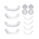2 paires prothse dentaire cosmtique fausse dent naturel a poser dentier sourire parfaitdentier provisoire ...