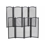 Pare - feu pour chemine - carlo milano - lot de 2 - design lgant - scurit enfants - pliable