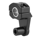 2 pcs 22mm / 28mm support pince de rehausseur de guidon de moto universel pivotant en aluminium cnc
