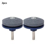 2 pcs aiguiseur de lame de tondeuse � gazon universel broyage puissance perceuse lame aiguiseur outils ...