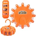 2 pcs balise de signalisation lumineuse gyrophare led magnetique �clairage routier led gyrophare fonctionne ...