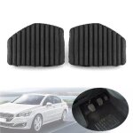 2 pcs caoutchouc couvre pedale protection repose pied frein embrayage pour peugeot / citroen 1007 207 ...