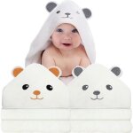 2 pcs cape de bain bebe 80 x 80 cm serviette de bain bebe  capuche douces serviette bebe naissancesortie ...