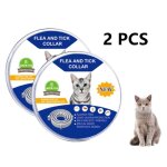 2 pcs collier antipuces pour chats collier antiparasitaire pour chiens et chats ajustable sr et etanche ...