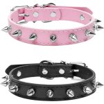 2 pcs collier pour chien réglable style punk sharp pointes pu cuir pet dog colliers pour chiens moyens ... 2 pcs collier pour chien réglable style punk sharp pointes pu cuir pet dog colliers pour chiens moyens ...