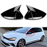 2 pcs coques de rétroviseurs extérieurs noir brillant gauche et droite compatible avec vw golf 7 / 7. ... 2 pcs coques de rétroviseurs extérieurs noir brillant gauche et droite compatible avec vw golf 7 / 7. ...