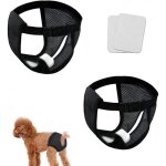 2 pcs culotte chien regle culotte chaleur chien femelle couches pour chiens culotte chiennes chaleurs ...