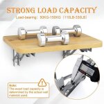 2 pcs querre pliante pour tagre 300mm inox