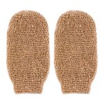 Gants de bain - haute qualité - beige - exfoliants - réutilisables - pour salle de bain Gants de bain - haute qualité - beige - exfoliants - réutilisables - pour salle de bain