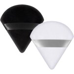 2 pcs houppettes à poudre triangle bouffées poudre maquillage douces Éponge houpette poudre visage houpette ... 2 pcs houppettes à poudre triangle bouffées poudre maquillage douces Éponge houpette poudre visage houpette ...