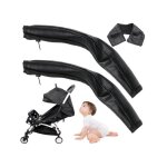 2 pcs housse de protection pour poigne de poussette housse de poigne de poussette universelle accoudoir ...