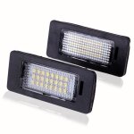 2 pcs led de plaque dimmatriculation aucune erreur lampe smd3528 pour bmw e82 / e88 / e90 / e92 / e93 ...