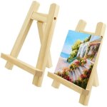 2 pcs mini chevalet de table en bois petit chevalet peinture 15 x 20 cm petit chevalet de table mariage ...