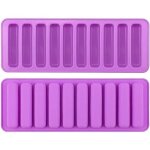 2 pcs moules  barre de chocolat 10 cavity long strips moule moule de silicone de biscuit doigt