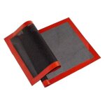 2 pcs perfor silicone fibre de verre tapis de cuisson biscuits cuisson ptisserie cuisson pan mat four ...