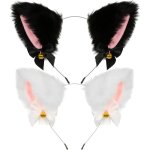 2 pcs serre tete oreille de chat bandeau oreilles de renard cat cosplay serre t�te chat bandeau avec ...