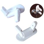 2 pcs sokey scurit enfants bloque porte fentre serrure  levier adhsive amovible rotative  180blanc ...