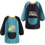 2 pcs tablier peinture enfant 6 - 12 ans blouse peinture enfant tablier maternelle tablier ecolier tablier ...