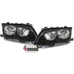 2 phares avants noirs feux bmw serie 3 e46 5 portes 2001 - 2005 (05274)