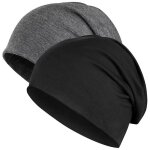 2 pi�ces bonnet hiver pour homme et femme slouchy beanie chapeaux chauds de sport unisexe pour ski running ...