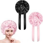 2 pices bonnet de nuit satin bonnet cheveux nuit bonnet satin cheveux rutilisable protection des cheveux ...