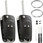 2 pi�ces coque cl� de 2 boutons compatible avec opel adam astra insignia meriva mokka zafira et chevrolet ...