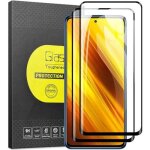 [2 pices] film de verre tremp pour xiaomi poco x3 nfc cran hd de duret 9h film de protection pour ...