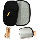 2 pi�ces gant poil chatr�utilisable brosse anti poils animaux pour lavage d�m�lage et toilettage