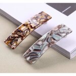 2 pièces grosse barettes cheveux femmerectangle pince à cheveux barrettes clip françaisautomatique grande ... 2 pièces grosse barettes cheveux femmerectangle pince à cheveux barrettes clip françaisautomatique grande ...