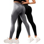 2 pi�ces legging 3d anti cellulite femme sport effet push - up ventre plat minceur compression yoga fitnessb ...