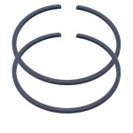 2 pi�ces / lot 50mmx1. 5mm segments de piston kit pour husqvarna 66 266 268 371 372 stihl 038044 ms440 ...