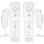 2 piece manette de wii avec nunchuk et motion plustechken telecommande de wii sans fil controleur manette ...