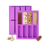 Moule  ptisserie - non spcifi - 2 pices - silicone - 8 cavits - antiadhsif