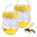 2 pi�ces piege a guepes exterieur jardin piege a guepes et frelons piege a mouche solaire avec lumi�re ...