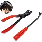 2 pices pince  dgrafer porte de voiture automatique clip pinces universelles outils pour garnitures ...