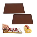 2 pièces plaque tapis de cuisson silicone suisse plaque de gâteau antiadhésif plateau à rouler pour (30. ... 2 pièces plaque tapis de cuisson silicone suisse plaque de gâteau antiadhésif plateau à rouler pour (30. ...