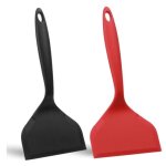 2 pices spatule silicone cuisine resistant a la chaleur 25. 5x12cm antiadhsifs spatule en silicone ...
